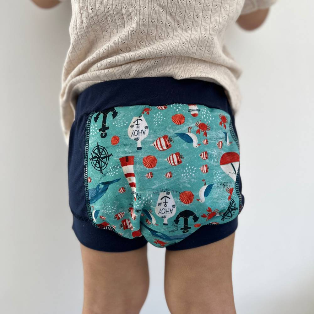 Wee Pants Training Undies - Navy Ahoy