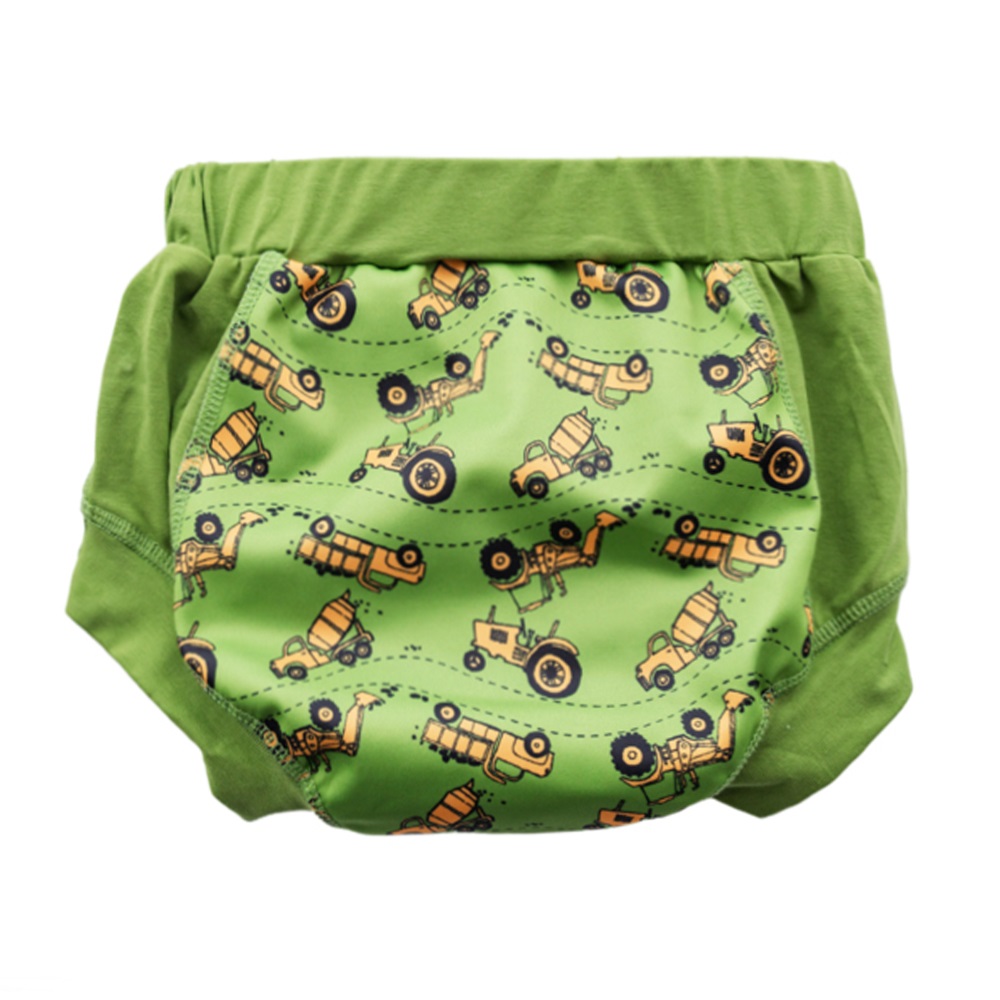 Wee Pants Training Undies - Green Diggers