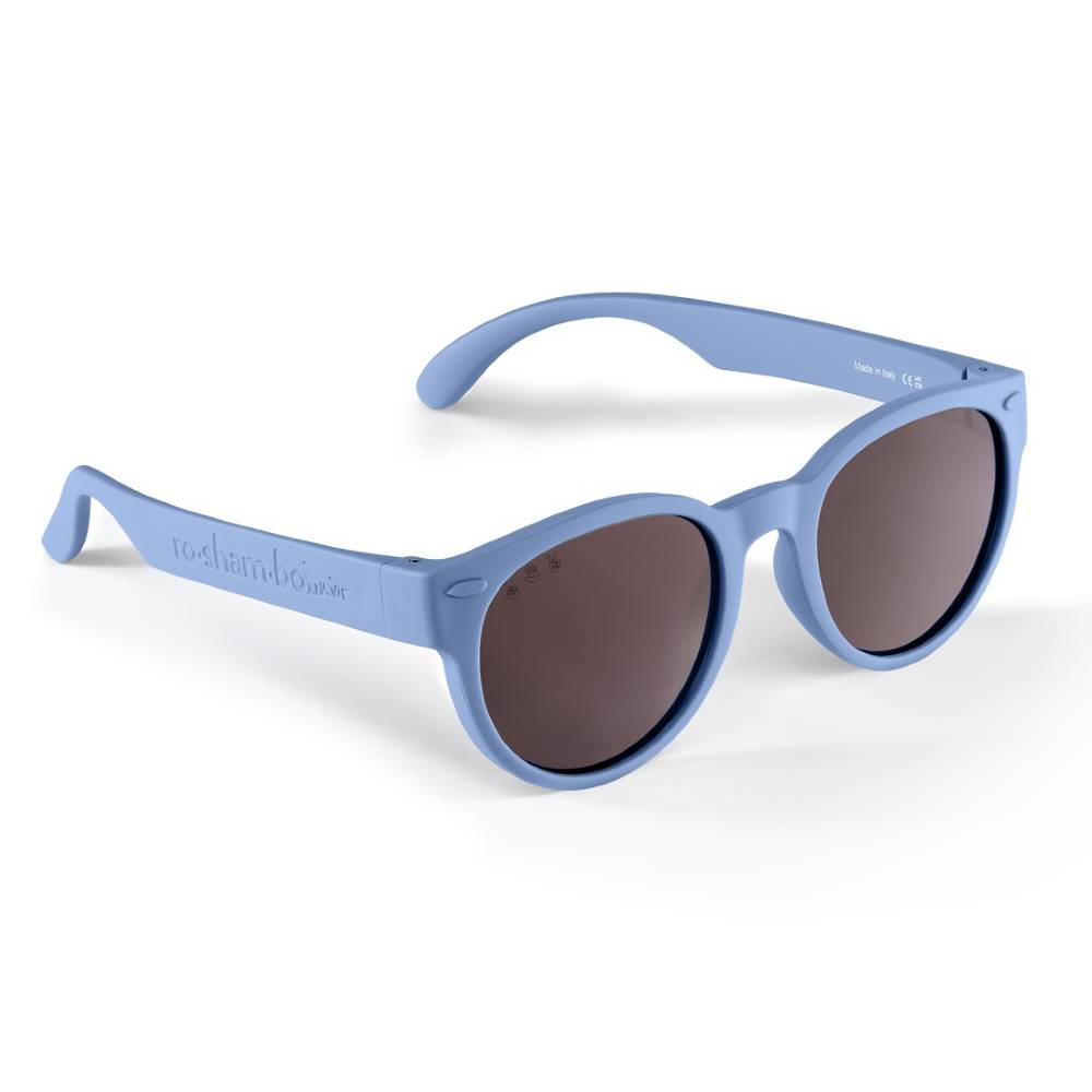 Round Shades w Brown Lens - Baby - Cloudy Blue Skywalker