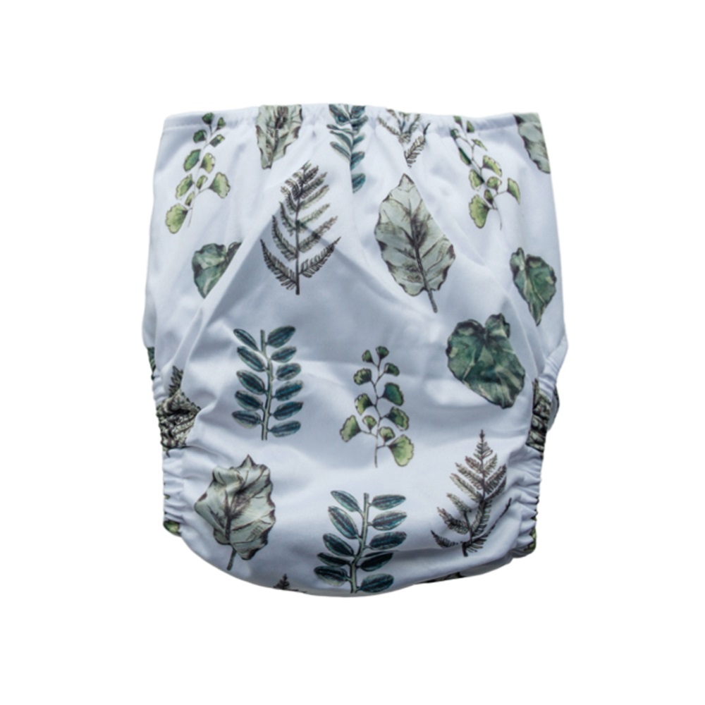Sassy Snap Nappy with 2 Inserts - NZ Leaves