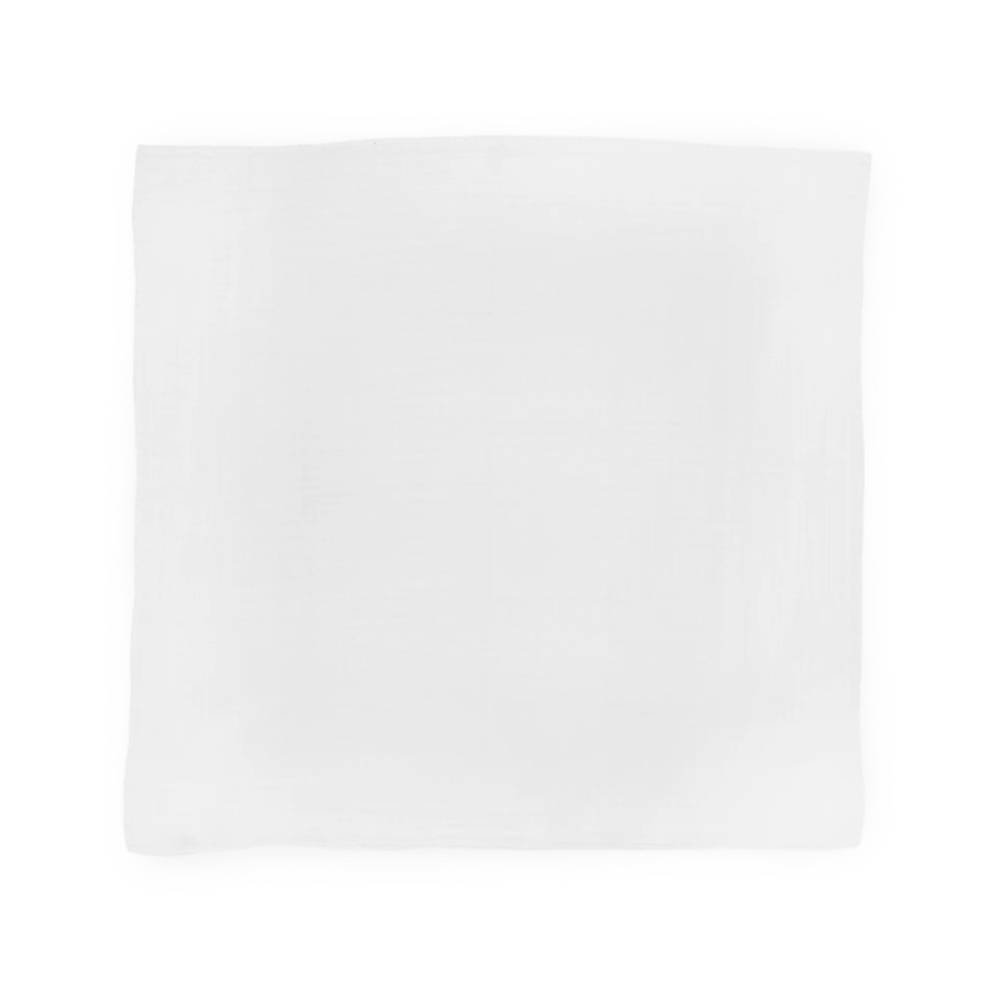 Cotton Muslin Squares - 4 Pack - White