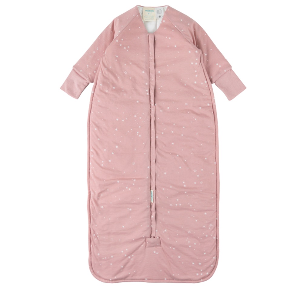 Woolbabe Duvet Front Zip Sleeping Bag with Sleeves - Dusk Stars