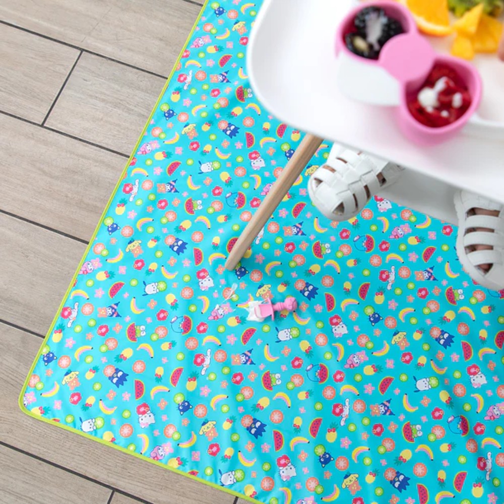 Bumkins Waterproof Splat Mat - Hello Kitty Fruit Punch