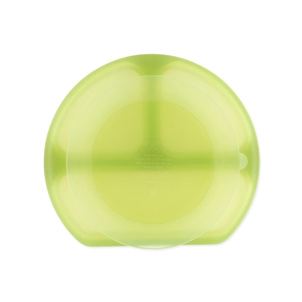 Bumkins Grip Dish - Jelly Silicone - Green Jelly