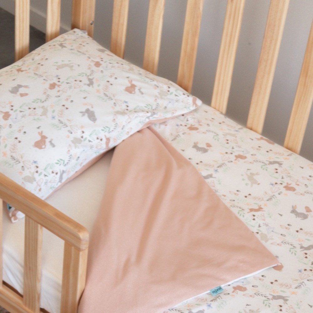 Purflo Cot Duvet & Toddler Pillowcase - Storybook Nutmeg