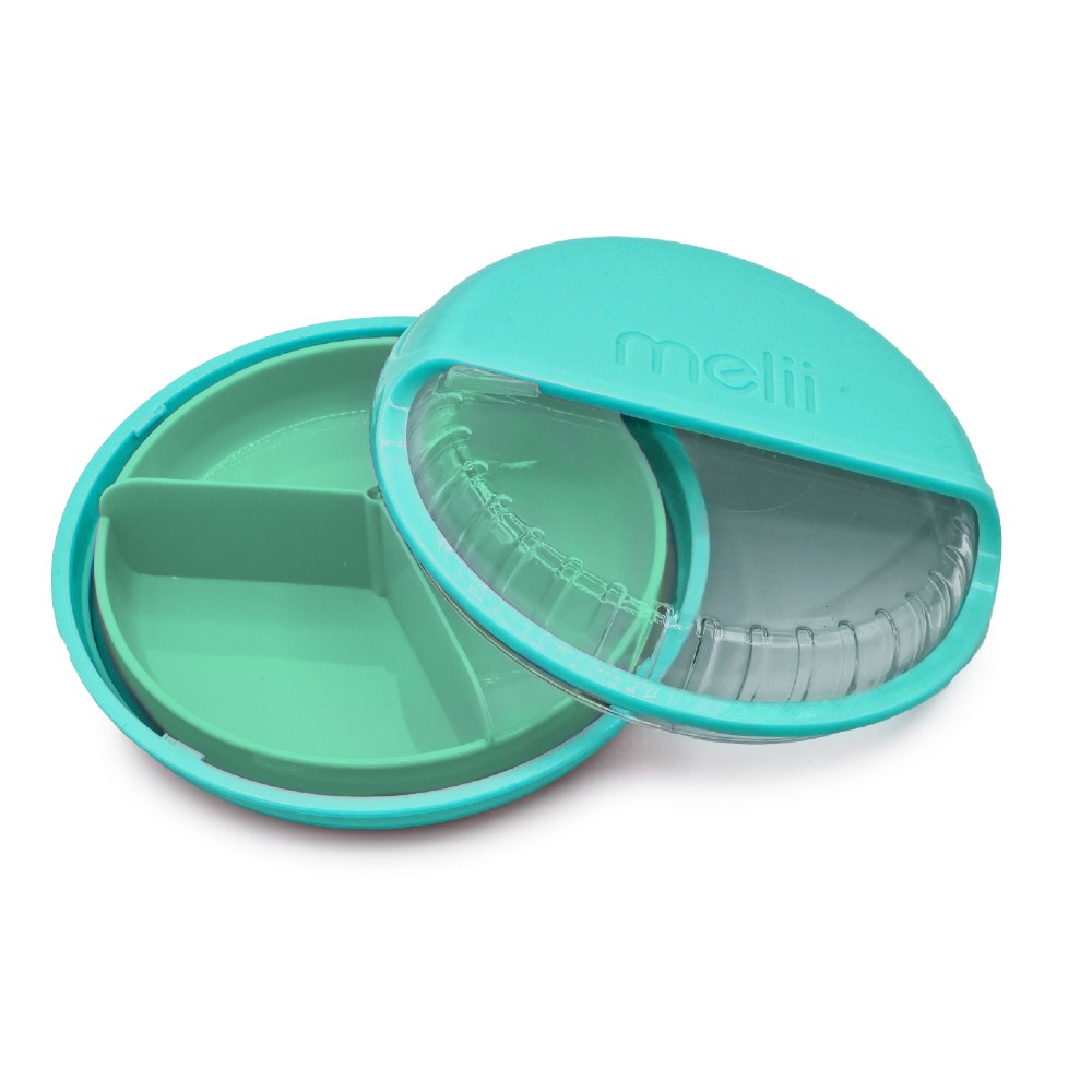 Melii Spin Snack Container - Blue & Mint