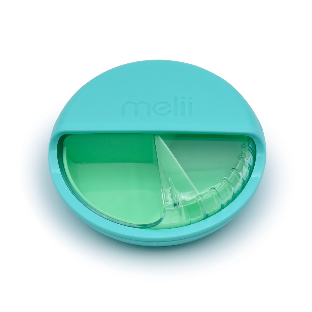 Melii Spin Snack Container - Blue & Mint