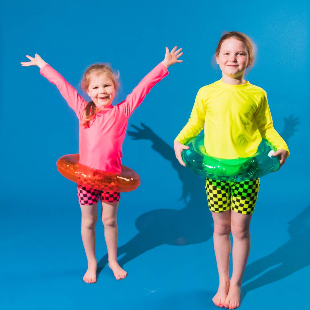Neon by Nestling UPF50+ Swim Rash Vest - Neon Pink