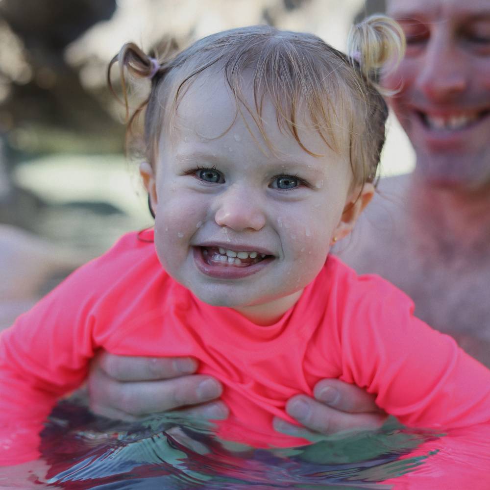 Neon by Nestling UPF50+ Swim Rash Vest - Neon Pink