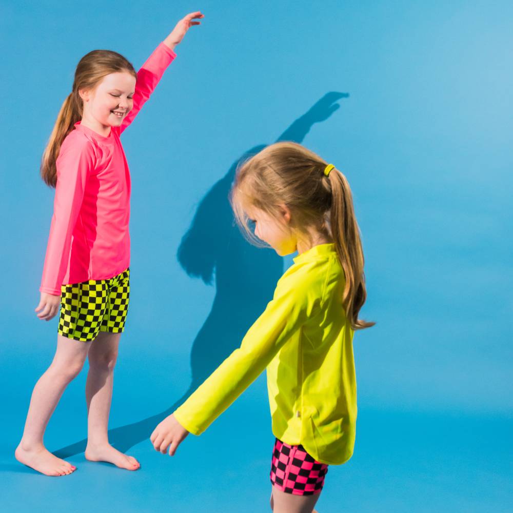 Neon by Nestling UPF50+ Swim Rash Vest - Neon Pink