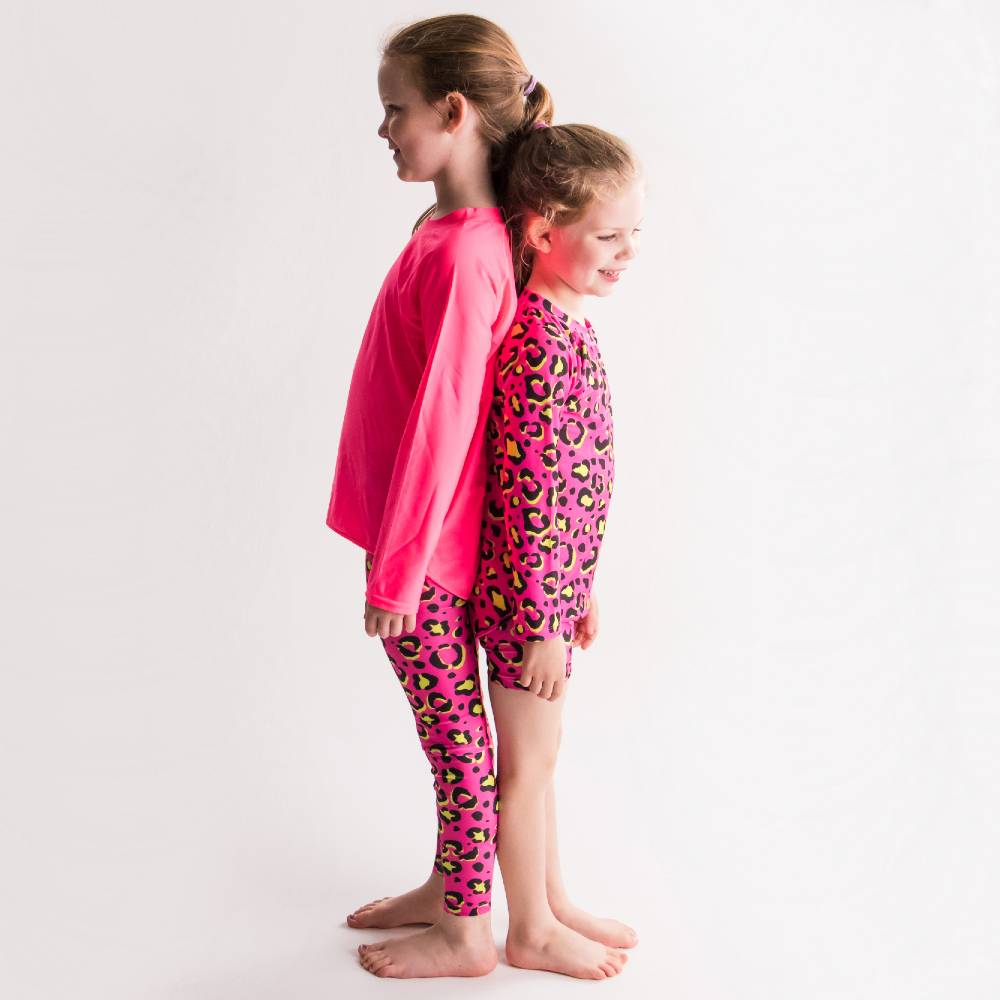Neon by Nestling UPF50+ Swim Rash Vest - Neon Pink