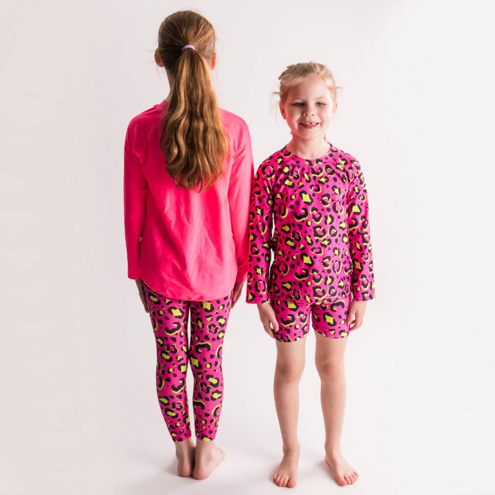 Neon by Nestling UPF50+ Swim Rash Vest - Neon Pink