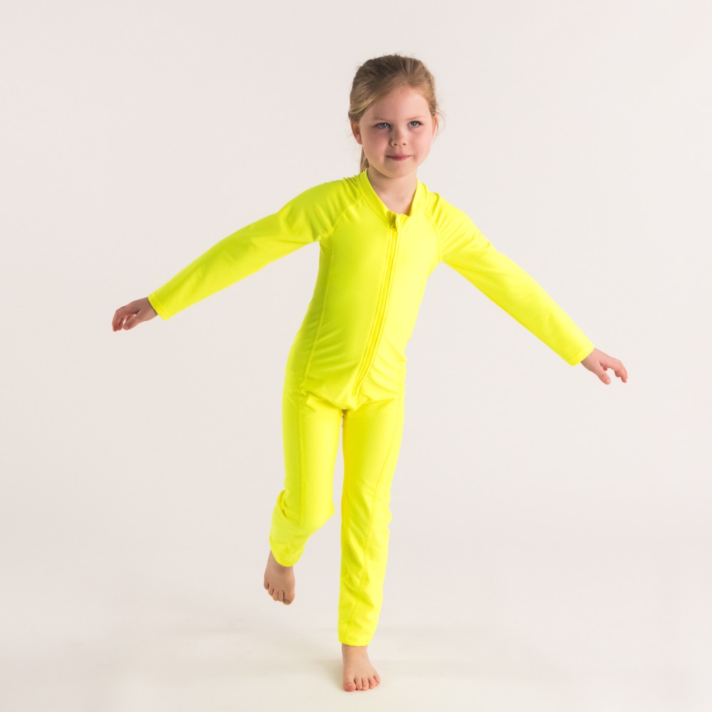 Neon by Nestling Full Swimmers - Kids - Neon Yellow