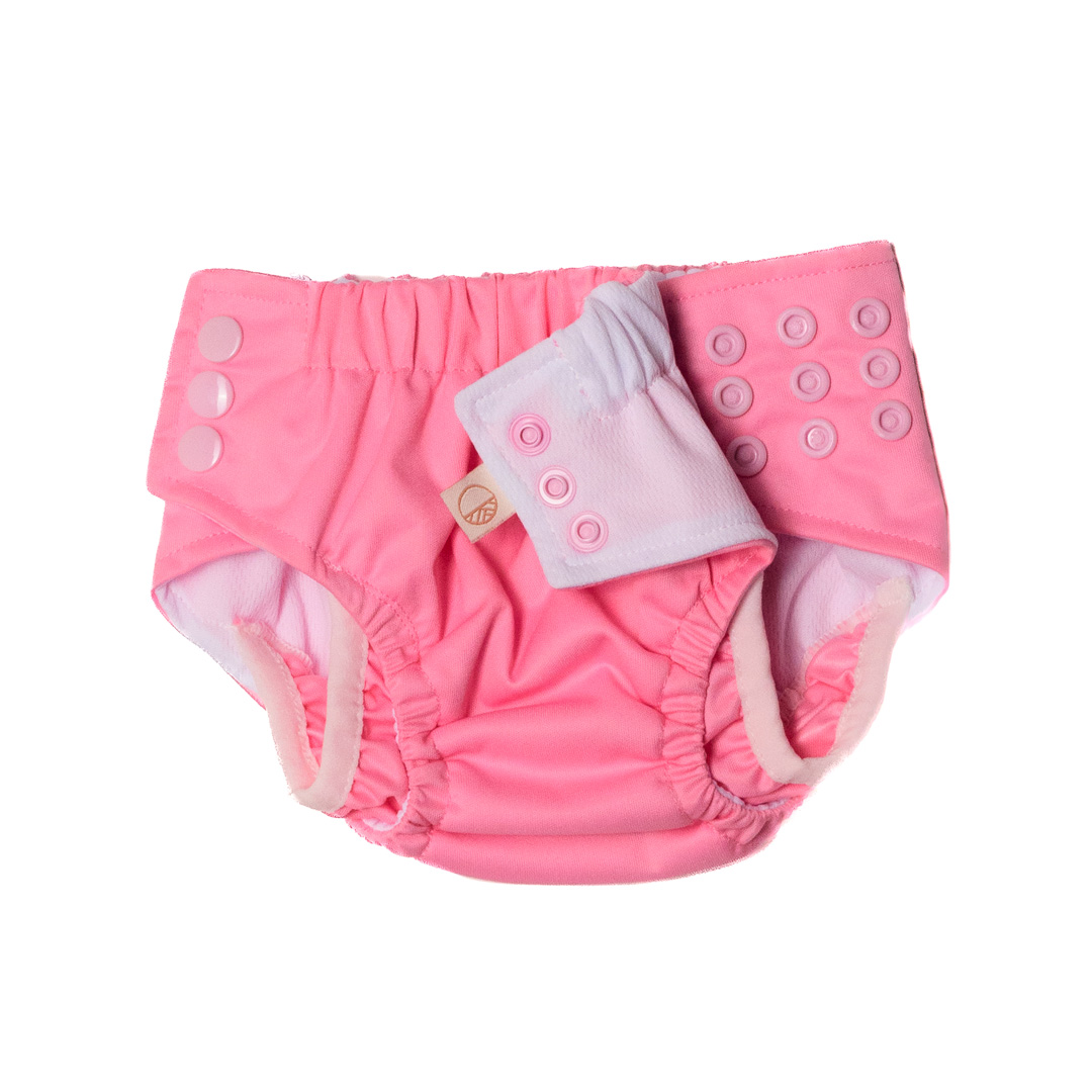 Neon by Nestling Snap Swim Nappy - Bubblegum