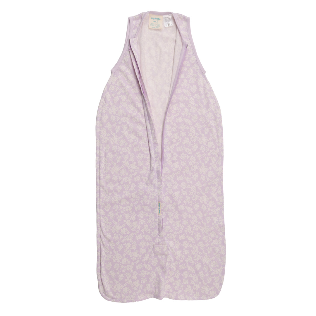 Woolbabe Summer Sleeping Bag - Mauve Manuka