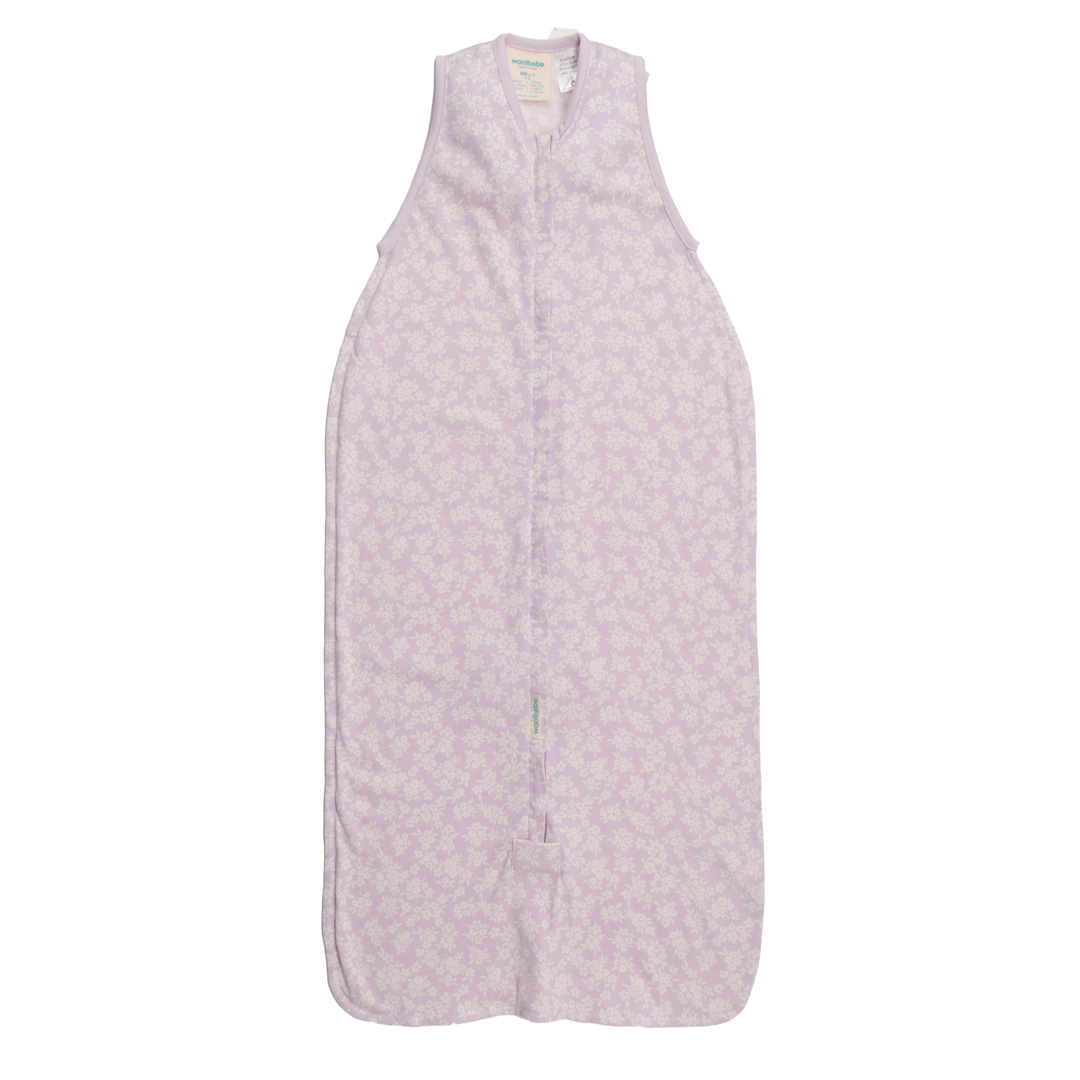 Woolbabe Summer Sleeping Bag - Mauve Manuka