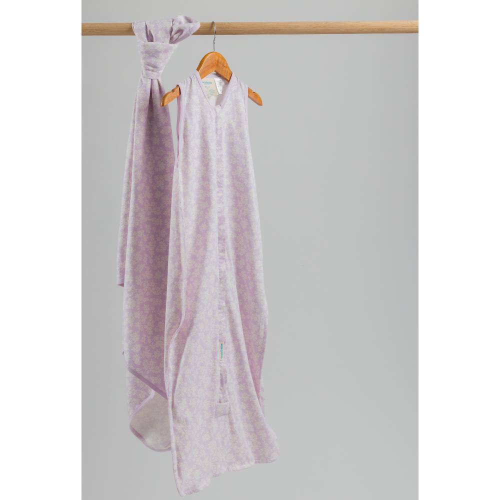 Woolbabe Summer Sleeping Bag - Mauve Manuka
