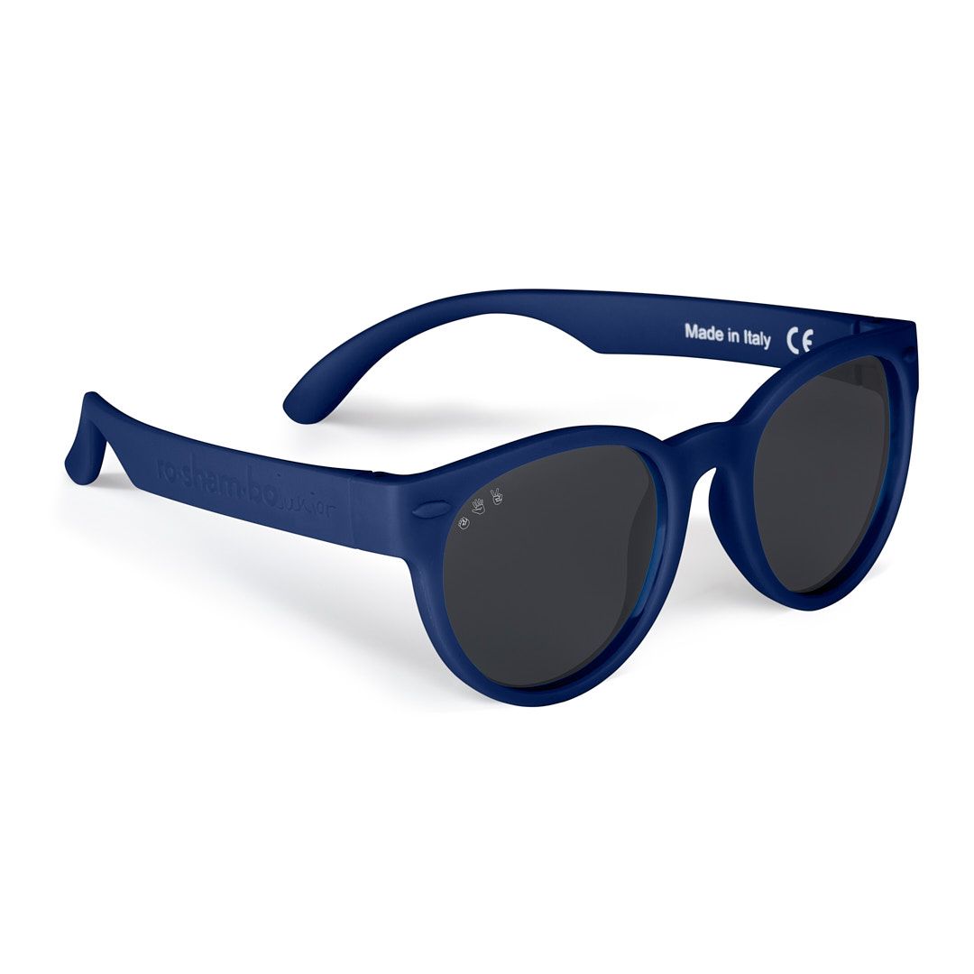 Adult Shades Round - Polarized - S/M - Simon Navy Blue