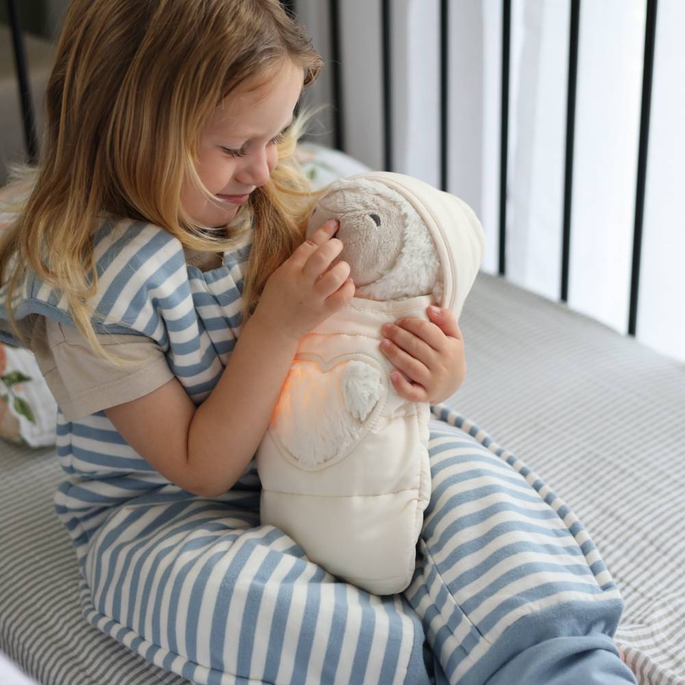 Woolbabe Duvet Merino/Organic Cotton Sleeping Suit - Glacier