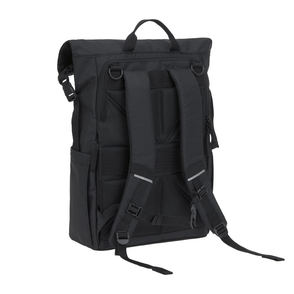Lassig - Outdoor Rolltop Backpack - Black