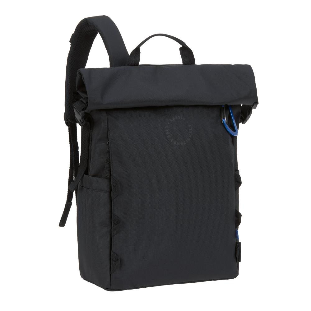 Lassig - Outdoor Rolltop Backpack - Black