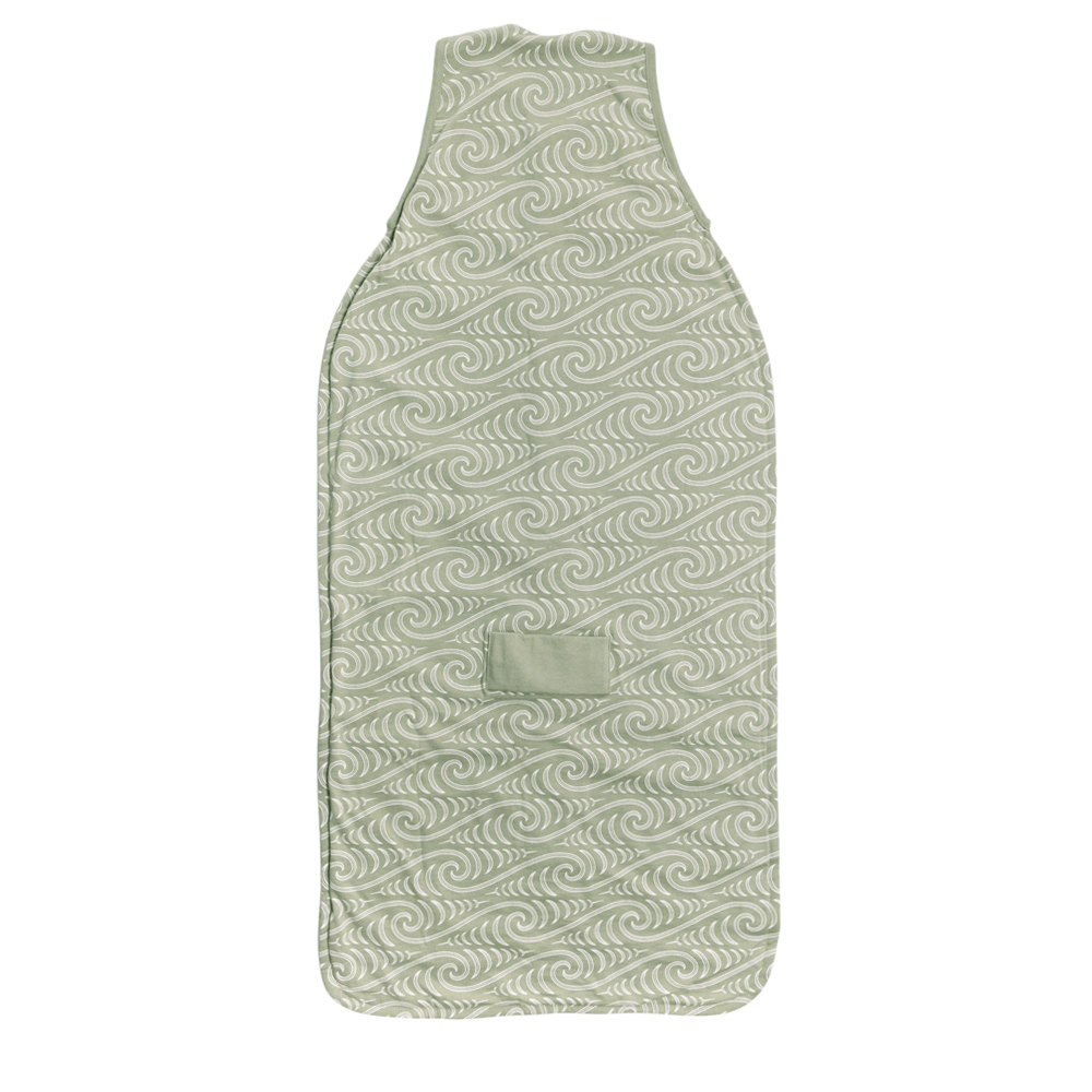 Woolbabe X BO & KO Collab 3 Seasons Front Zip Sleeping Bag - Flax Ngaru
