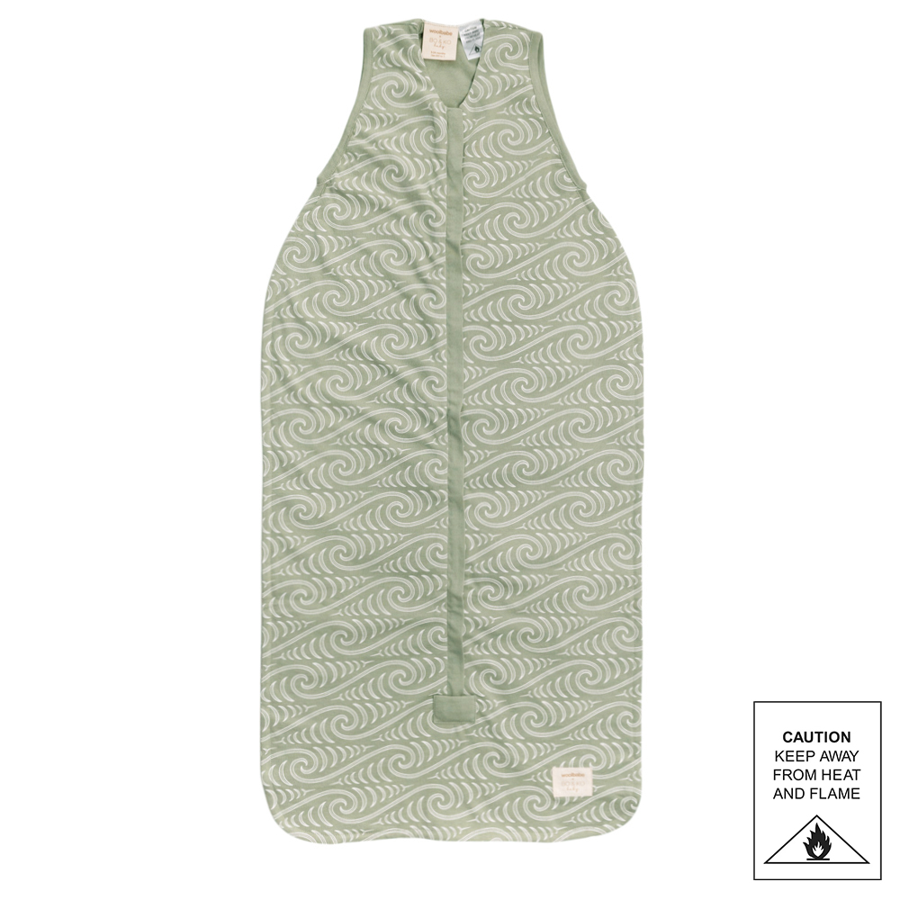 Woolbabe X BO & KO Collab 3 Seasons Front Zip Sleeping Bag - Flax Ngaru