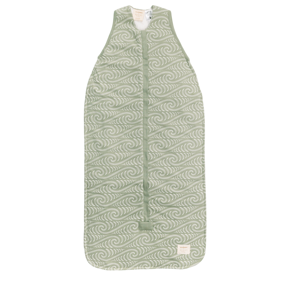 Woolbabe X BO & KO Collab Duvet Front Zip Sleeping Bag - Flax Ngaru