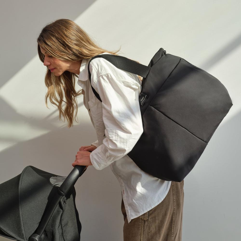 Finnson SIGRID Eco Changing Bag Tote - Black