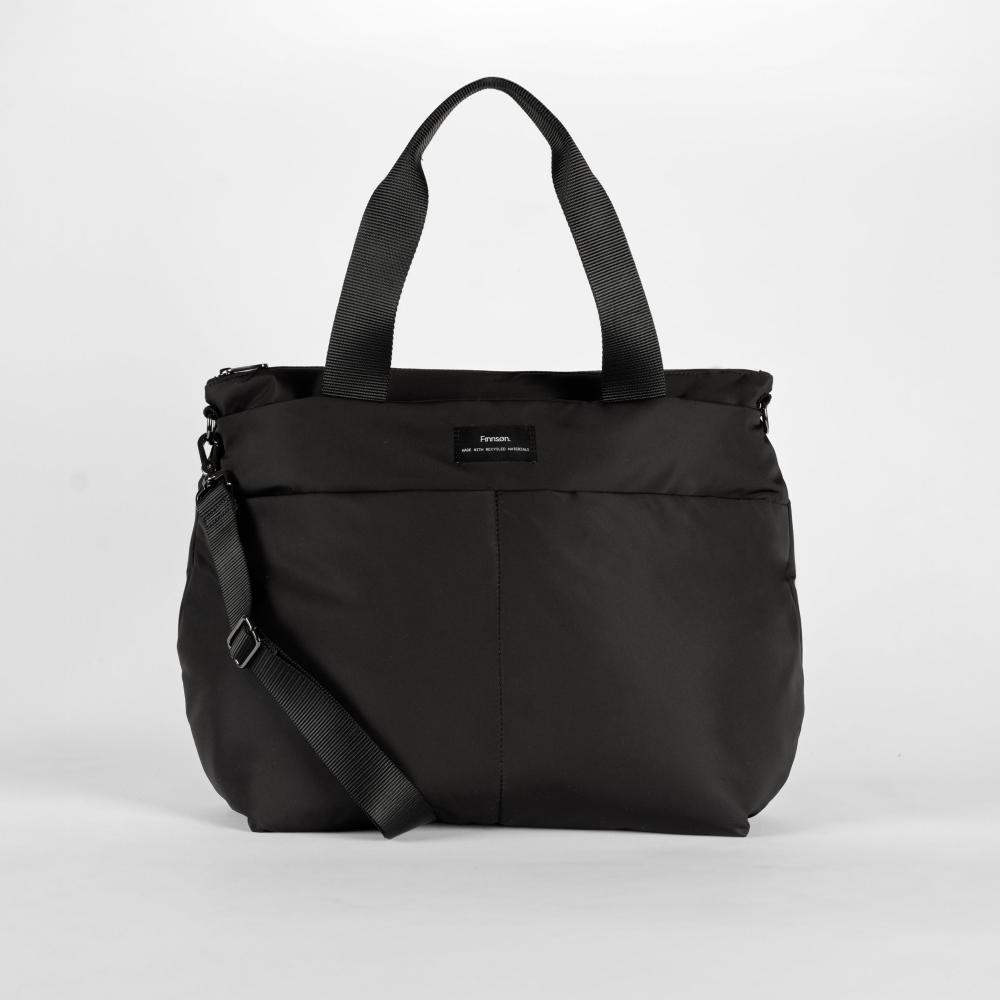 Finnson SIGRID Eco Changing Bag Tote - Black