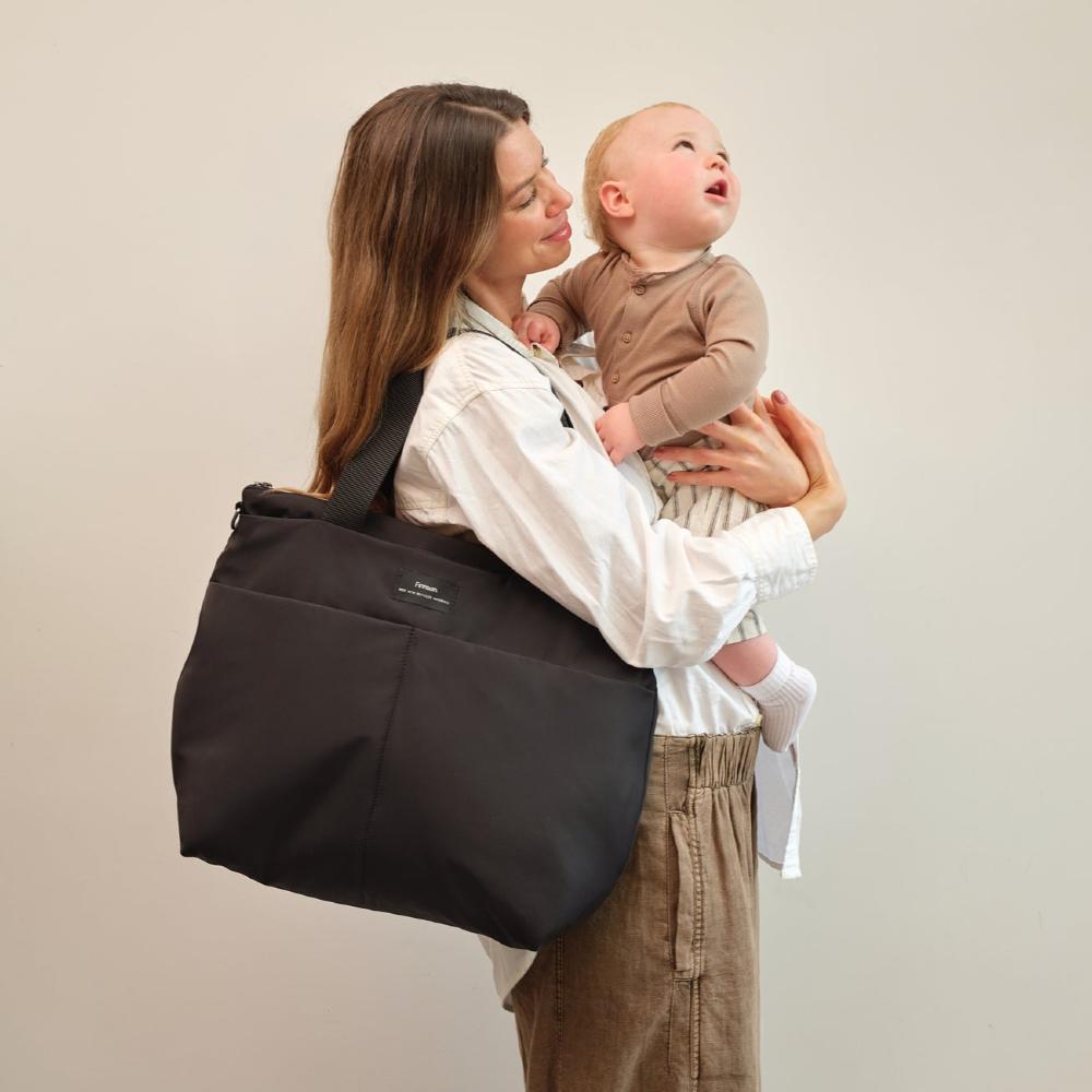 Finnson SIGRID Eco Changing Bag Tote - Black
