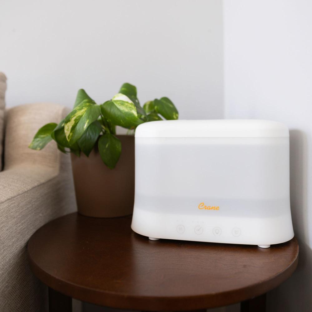 Crane Cool Mist Top Fill Humidifier 1.8L - White
