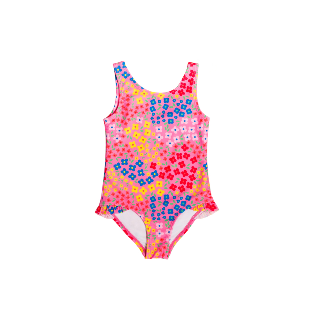 Neon by Nestling Girls Swimsuit - Floral