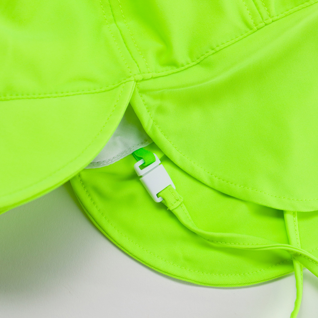 Nestling Swim Legionnaires Hat - Neon Green