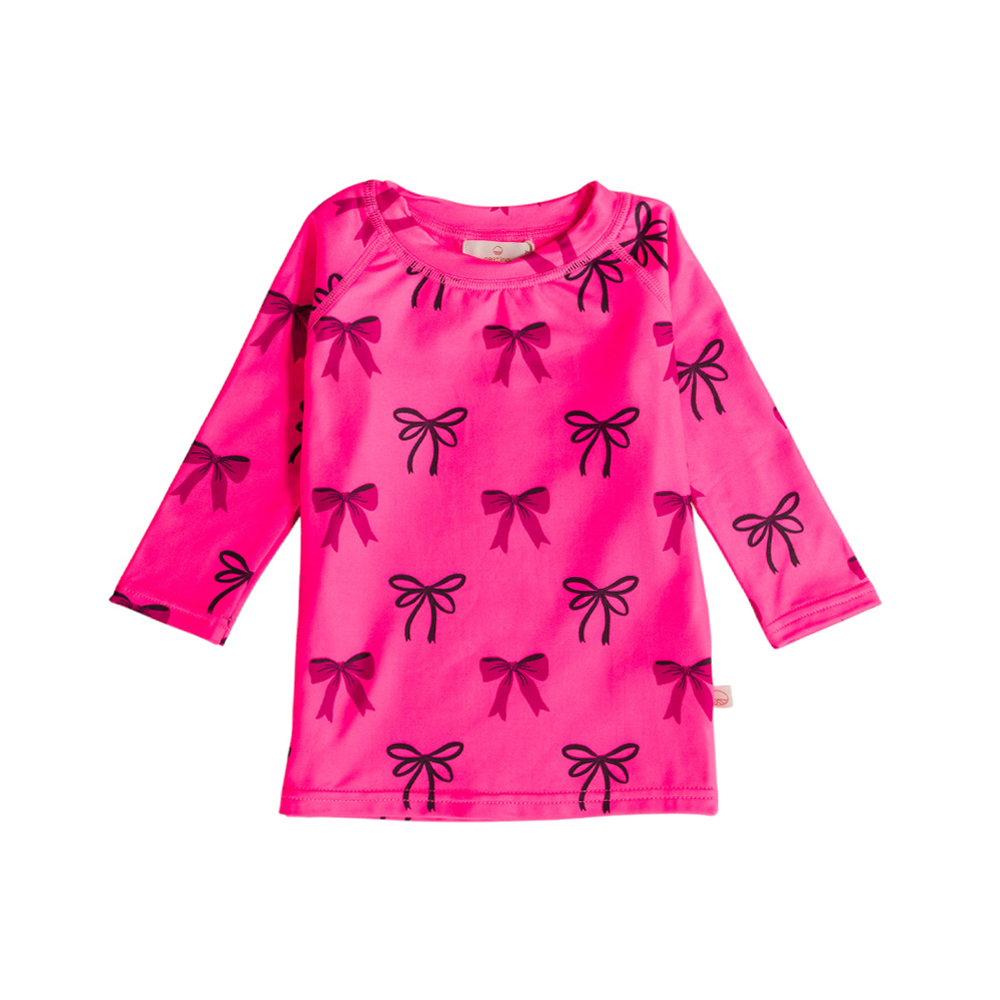 Neon by Nestling Brushed Rashie - Neon Bows