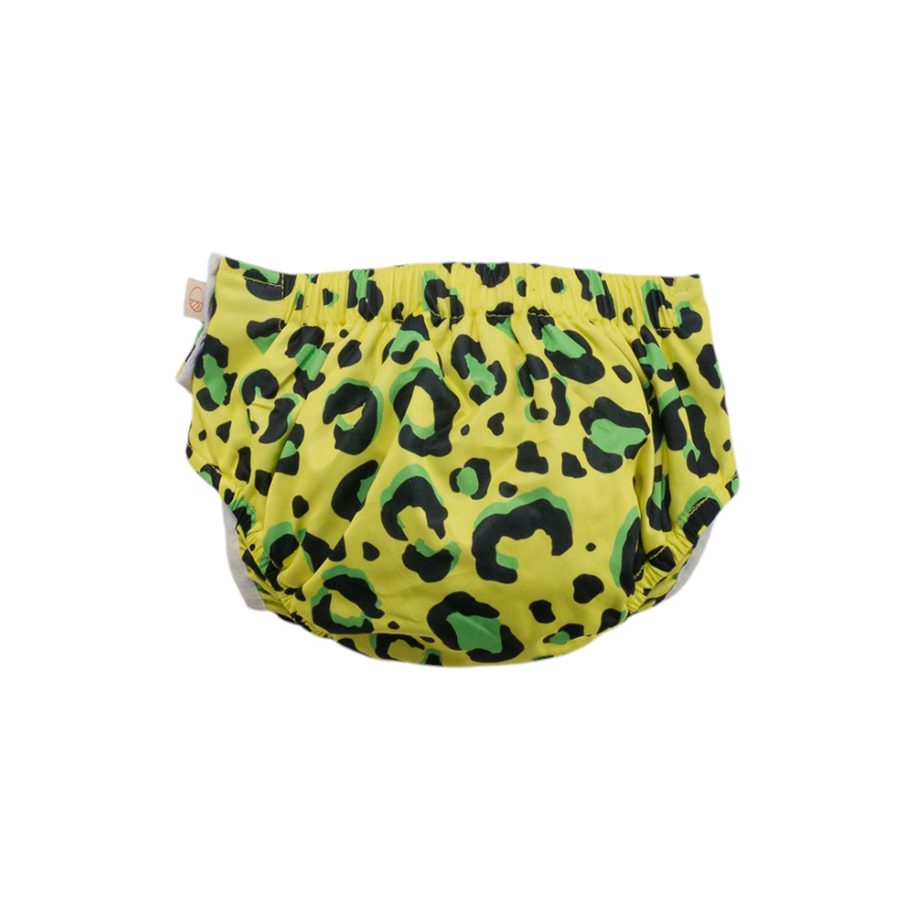 Nestling Swim Nappy - Yellow Leopard