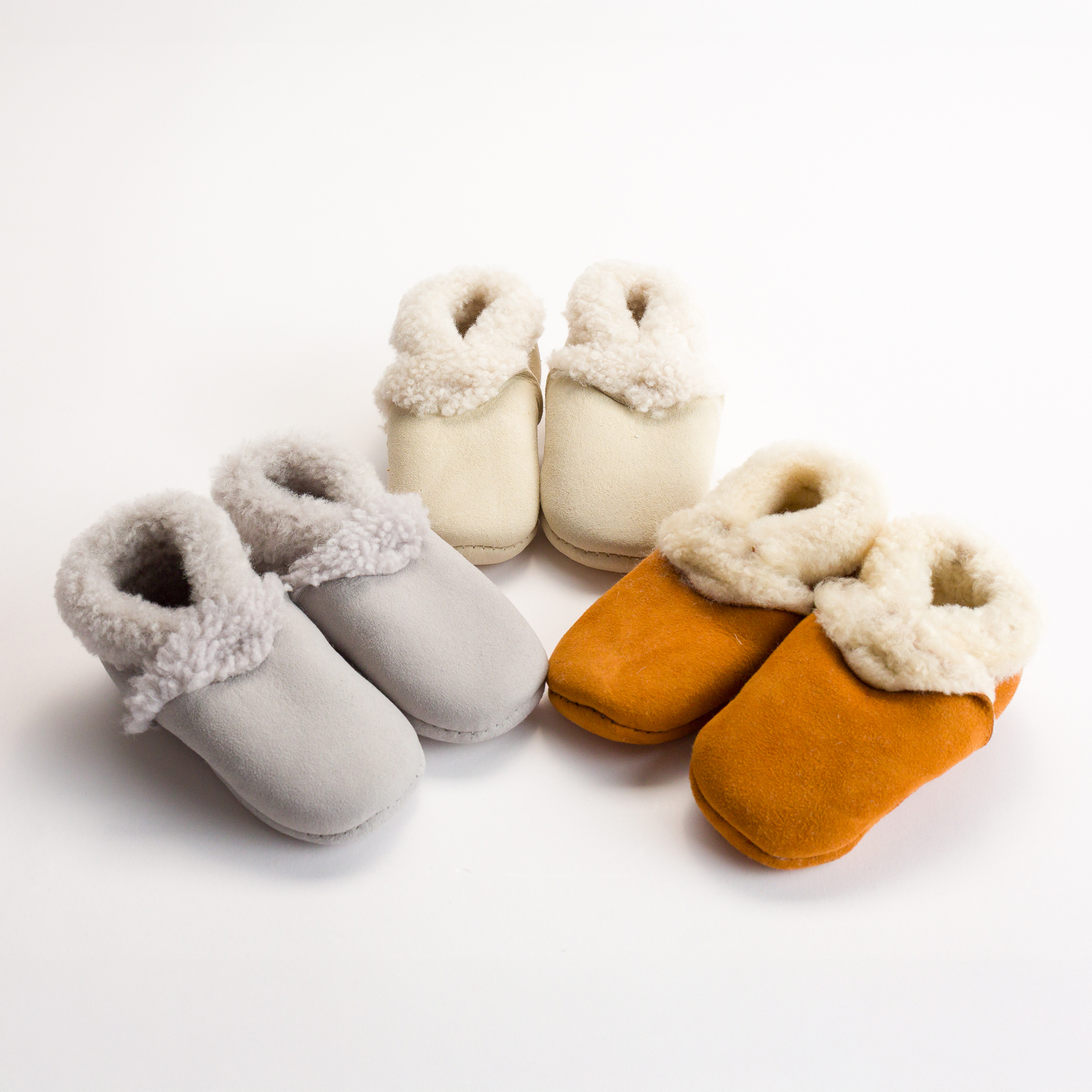 Woolbabe Booties - Rimu