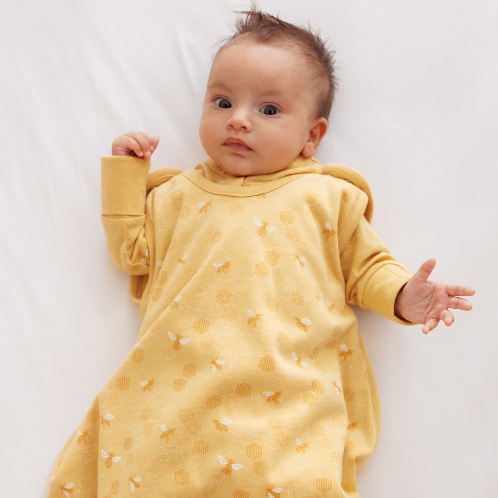 Woolbabe Mini 3-Seasons Sleeping Bag - Buttercup Bees