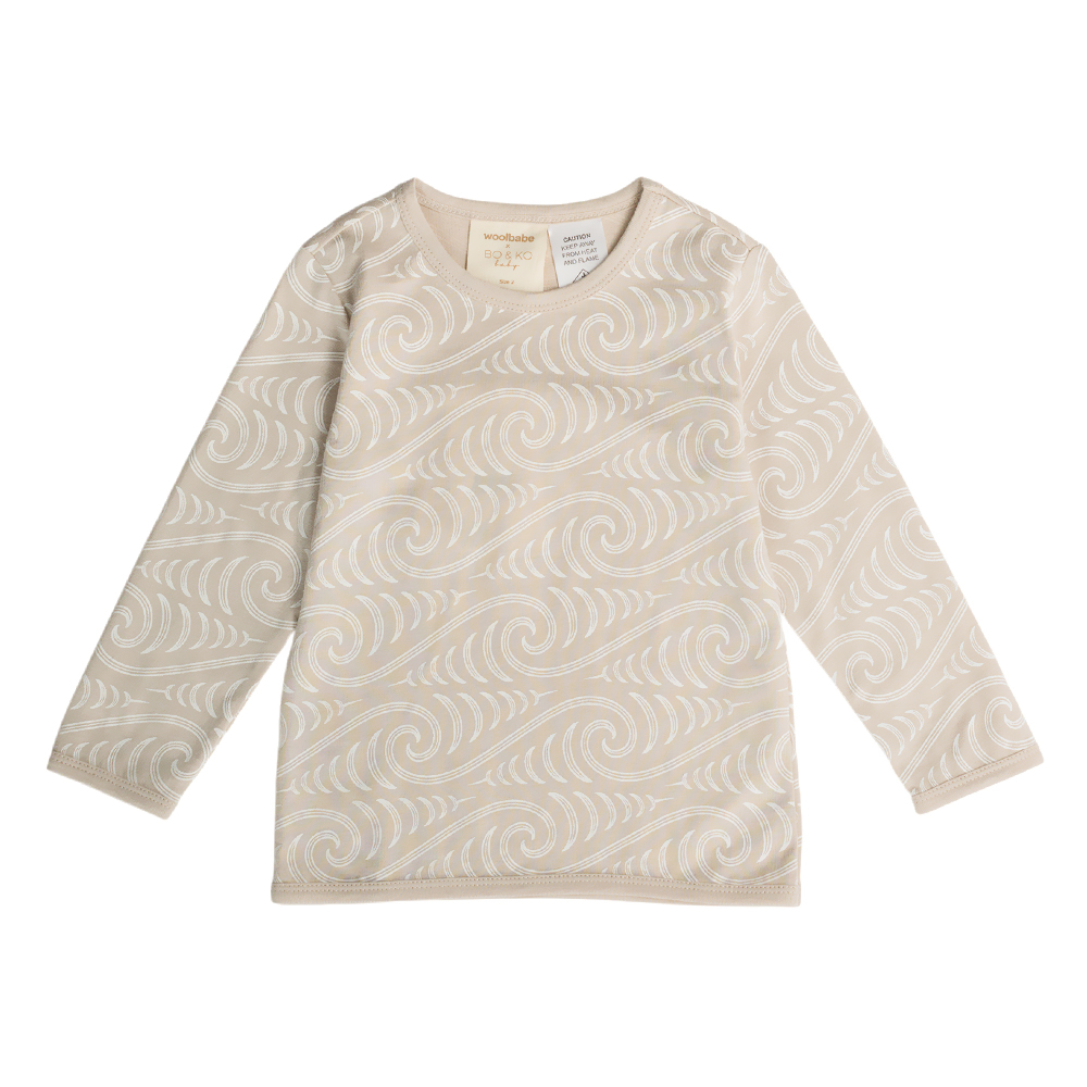 Woolbabe X BO & KO Collab Winter Pyjamas - Ngaru