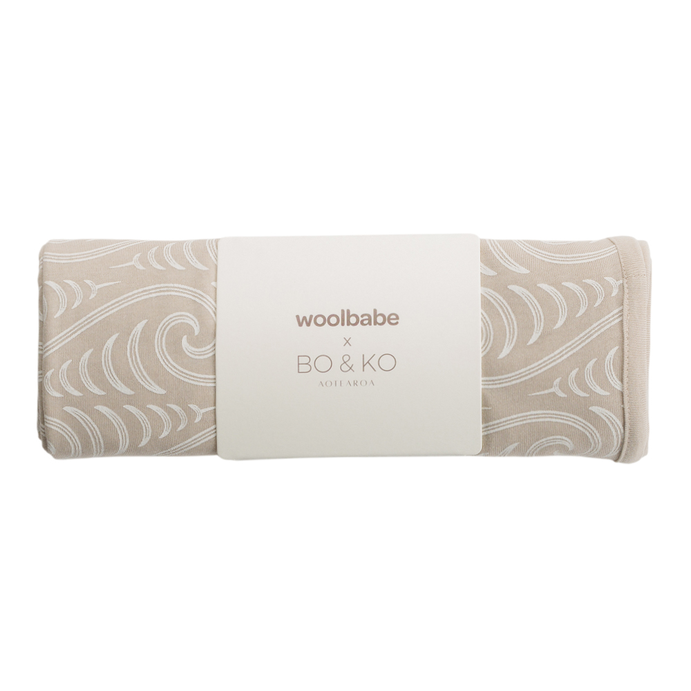 Woolbabe X BO & KO Collab Swaddle Blanket - Ngaru