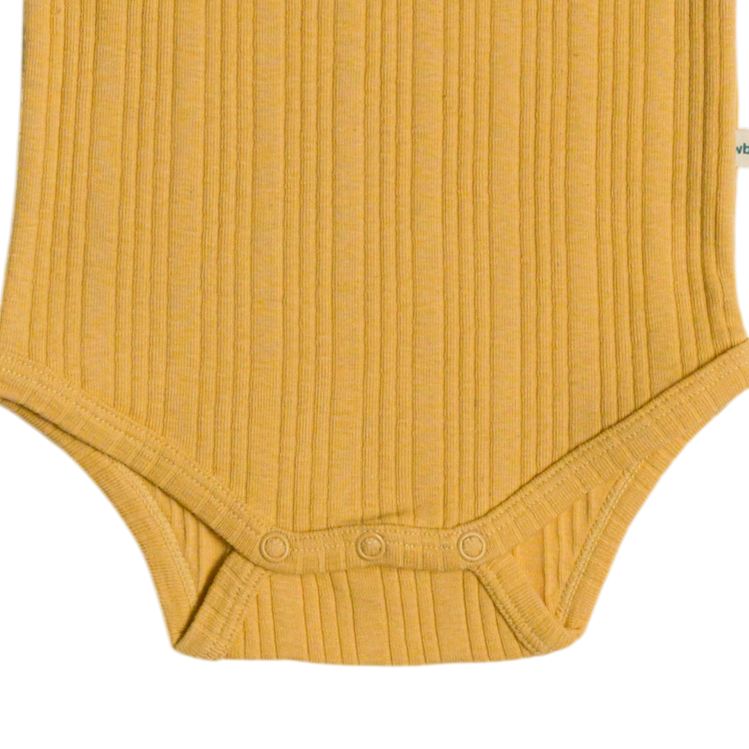Woolbabe Organic Cotton/Merino Singletsuit - Buttercup Marl