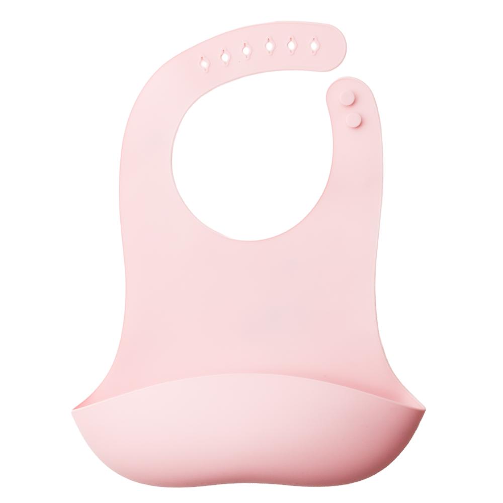 Nestling Silicone Bib - Dusty Pink