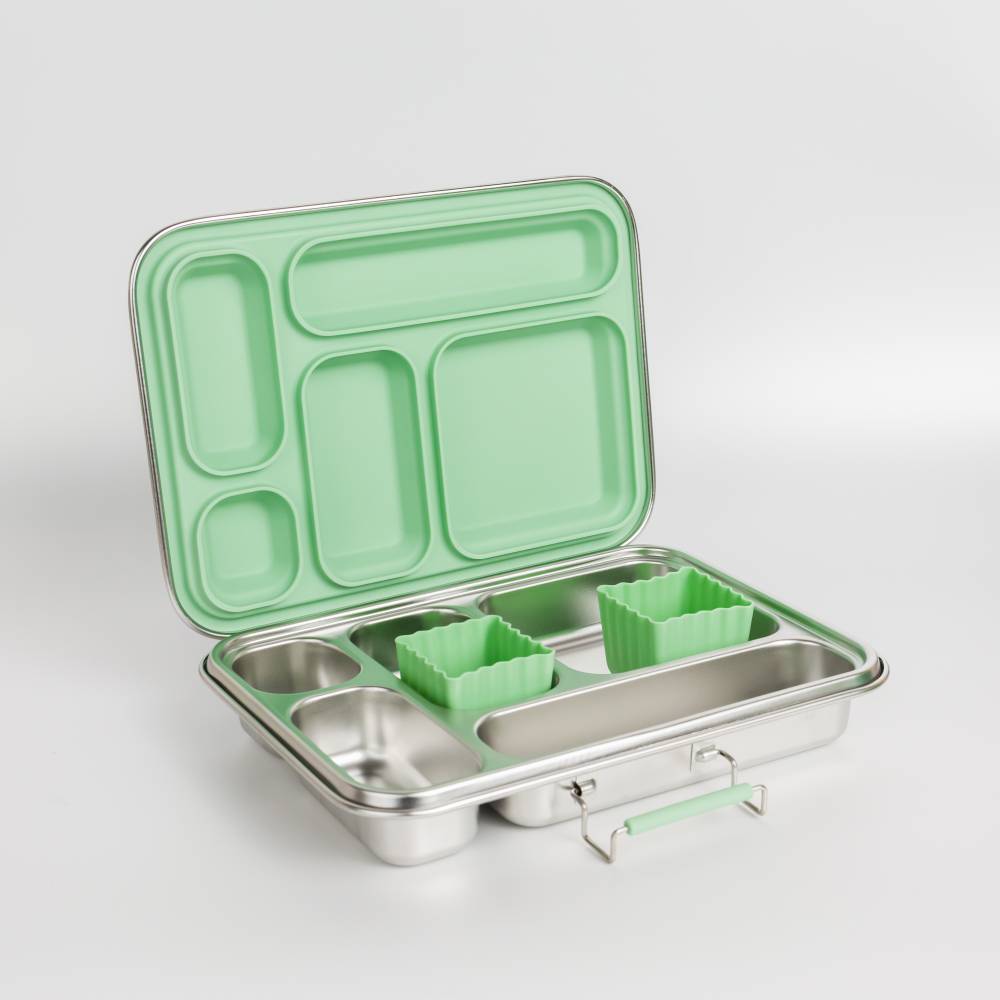 Nestling Silicone Bento Cups 2pk - Sage