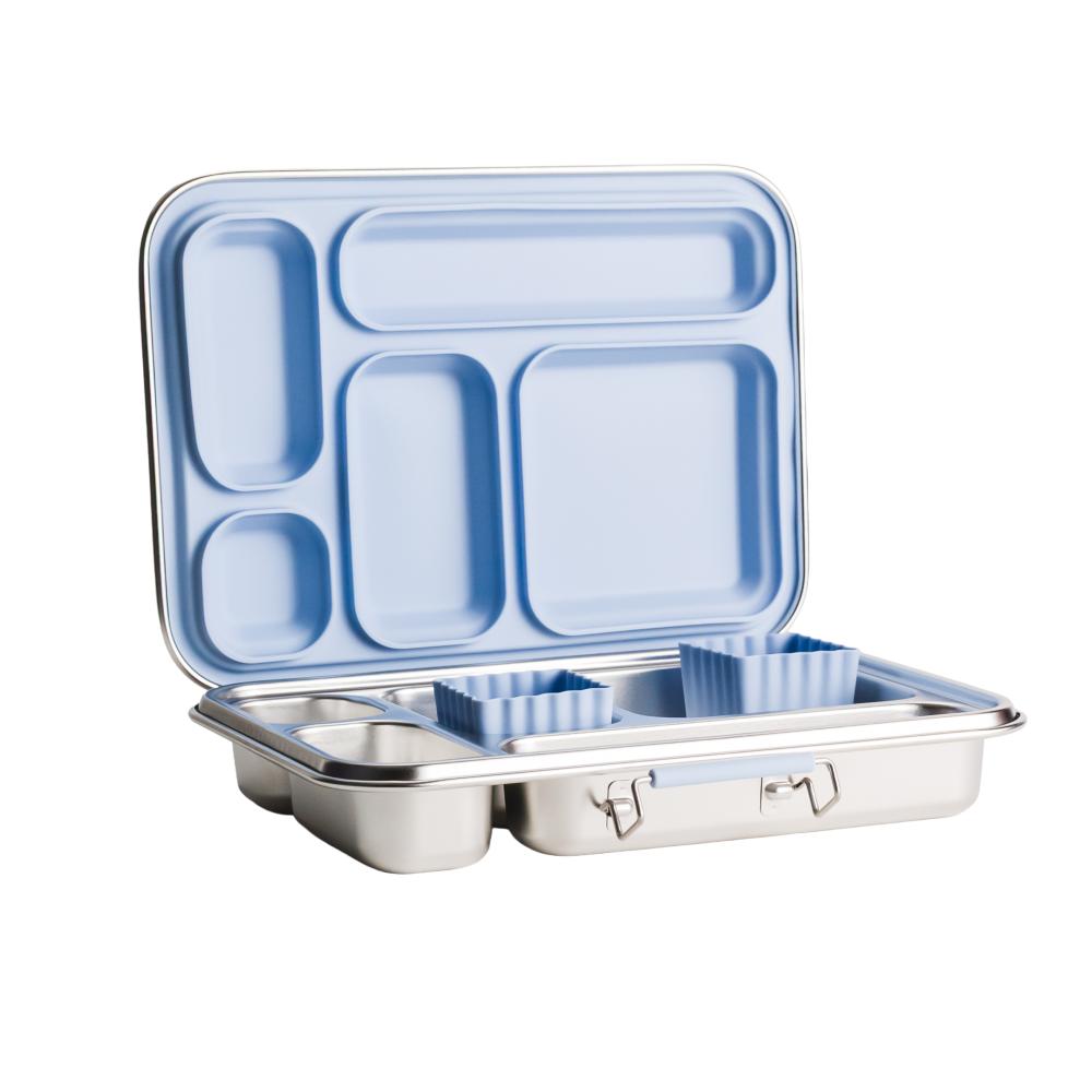 Nestling Silicone Bento Cups 2pk - Dusty Blue