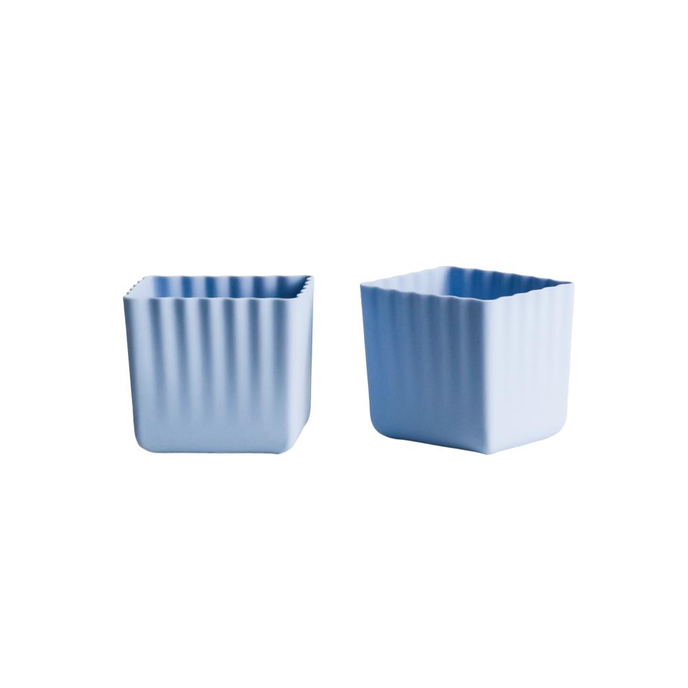 Nestling Silicone Jumbo Cups 2pk - Dusty Blue