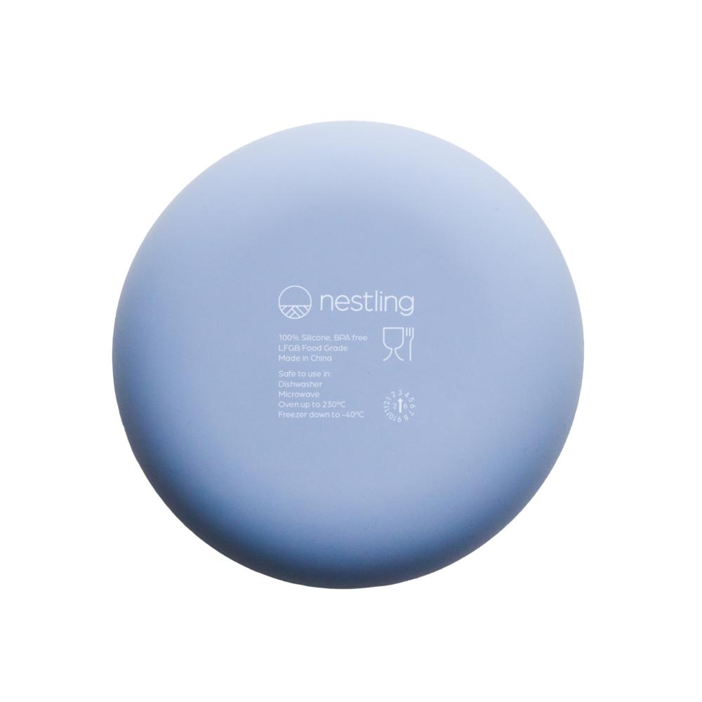 Nestling Stainless Steel Large Bowl - Dusty Blue
