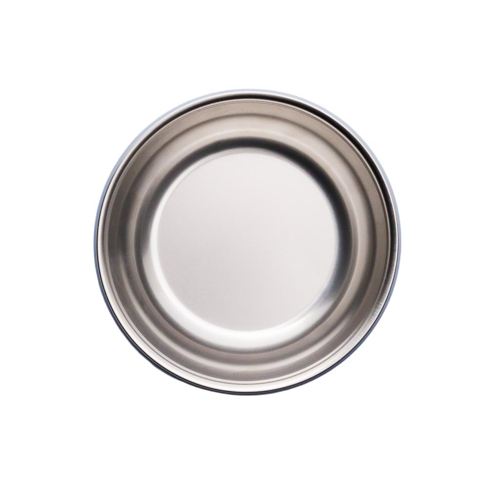 Nestling Stainless Steel Suction Bowl - Dusty Blue