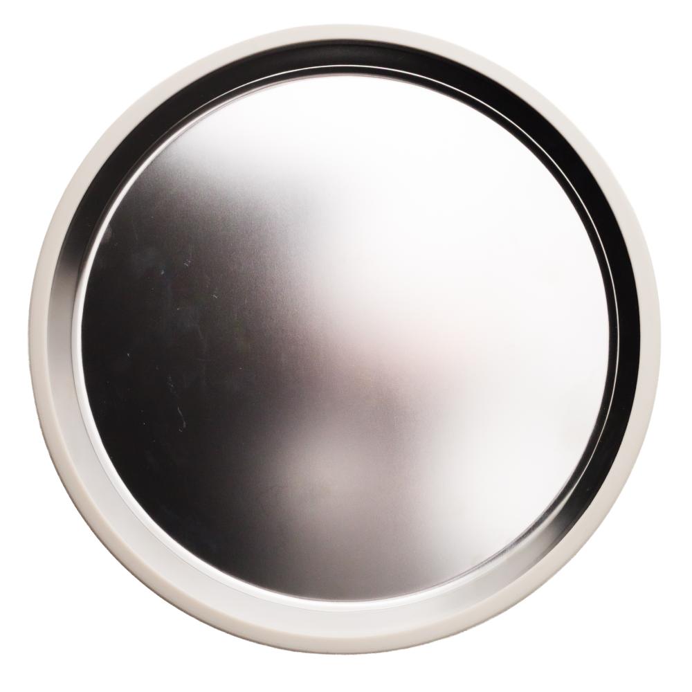 Nestling Stainless Flat Suction Plate 23cm - Oat