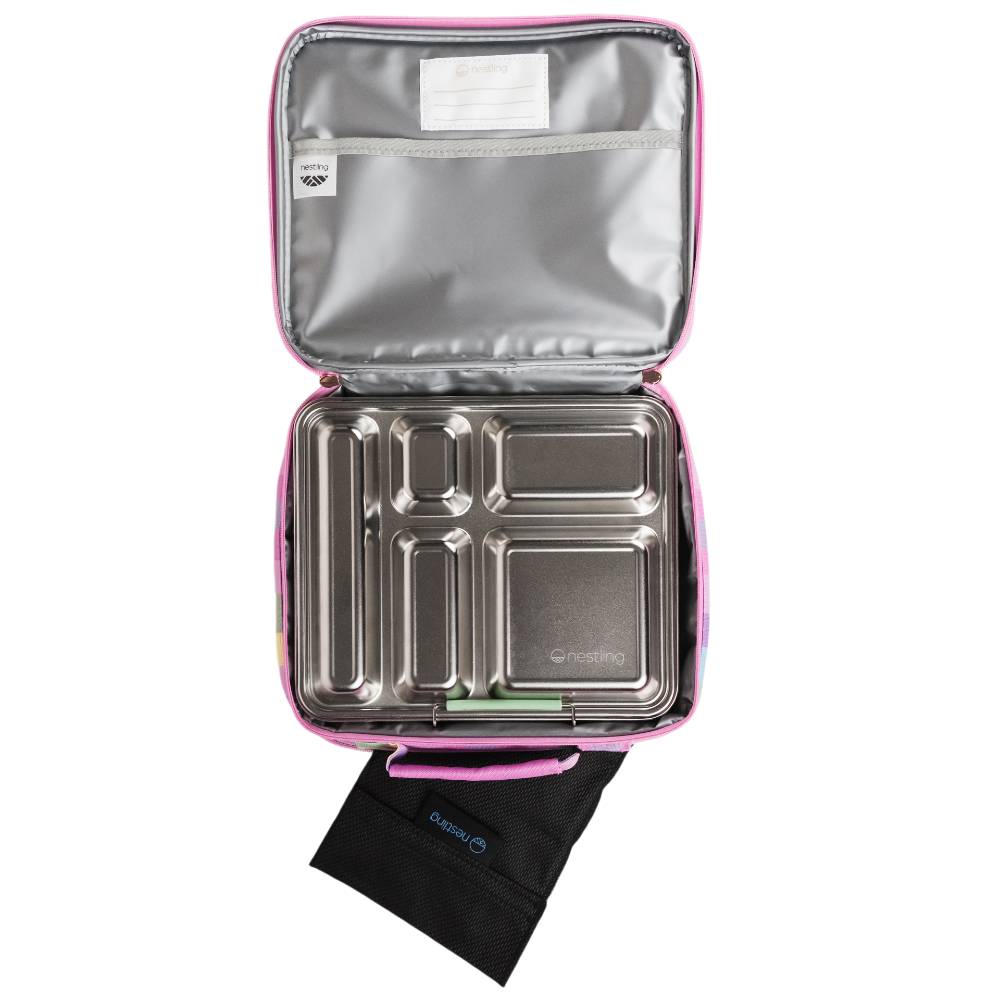 Nestling Insulated Lunch Bag - Sorbet Stripe
