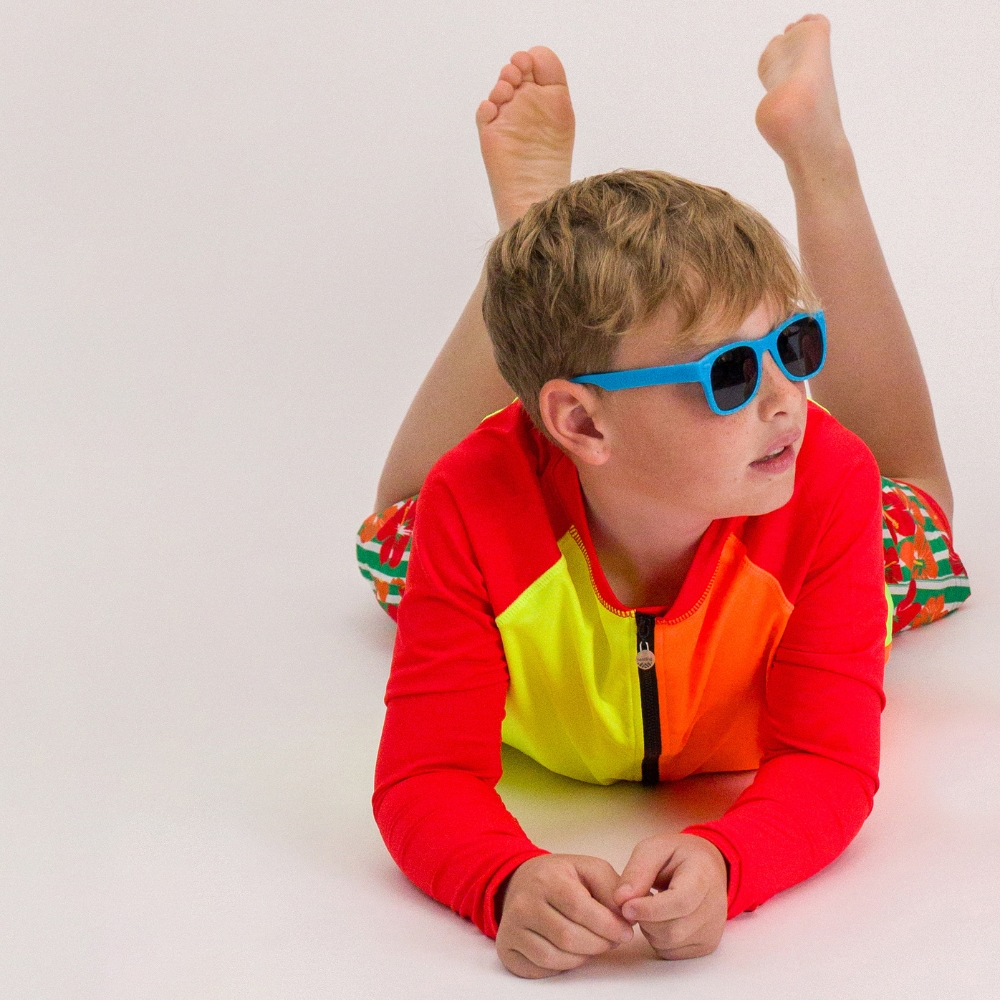 Nestling AquaLuxe Full Zip Rashie - Spliced Waves